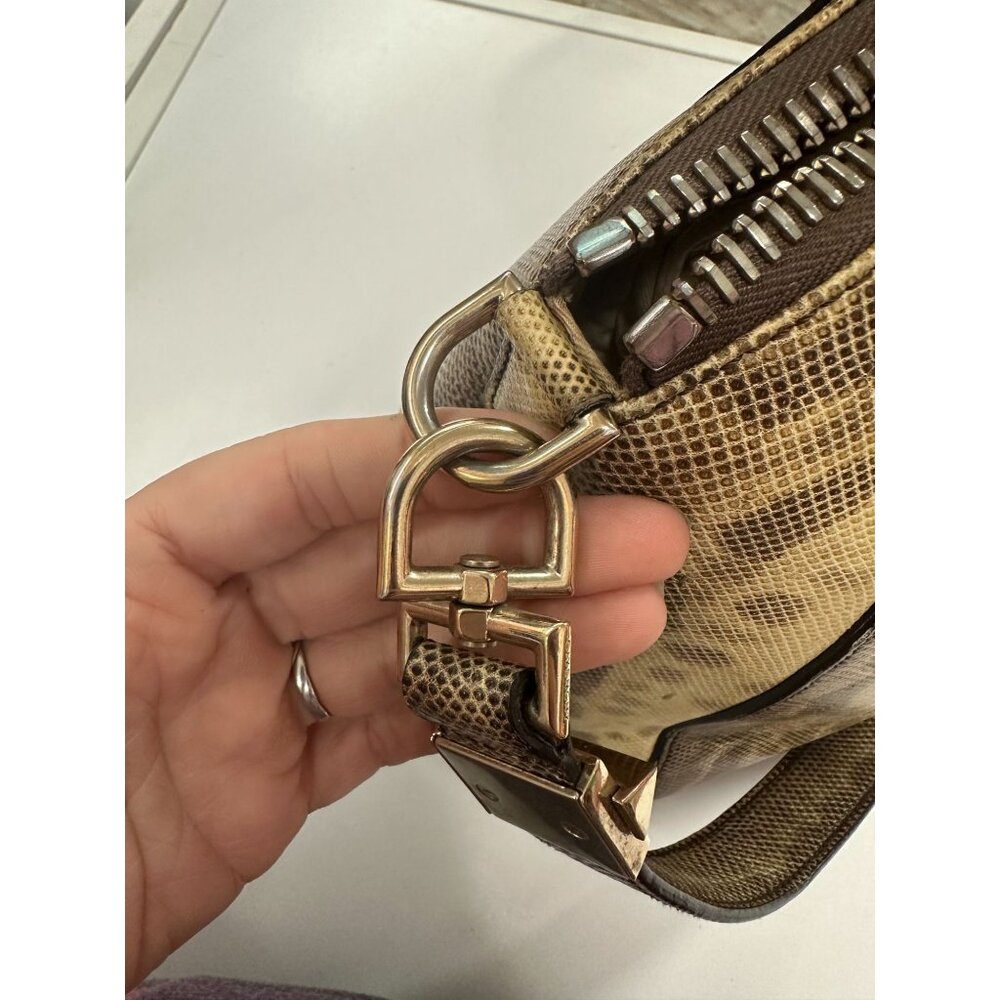 Authentic Retired Givenchy Lizard Handle Antigona… - image 8
